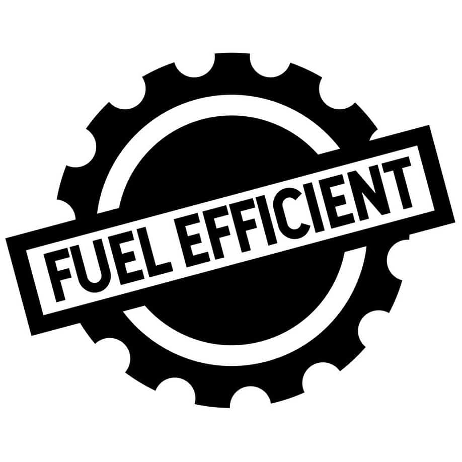 fuel efficient black stamp on white background. Sign, label, sti